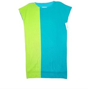 NWT Exclusively Misook Color Block Dress Size L